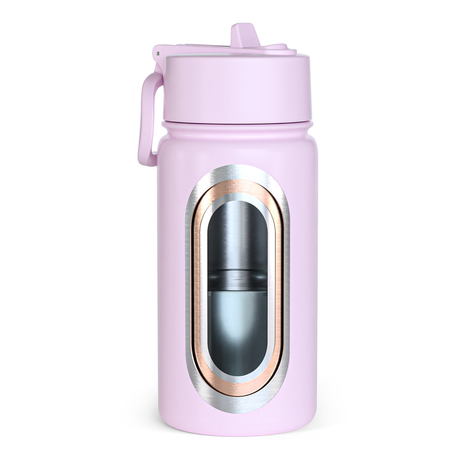 Thermo Kinder Trinkflasche Edelstahl 400 ml – Einhorn