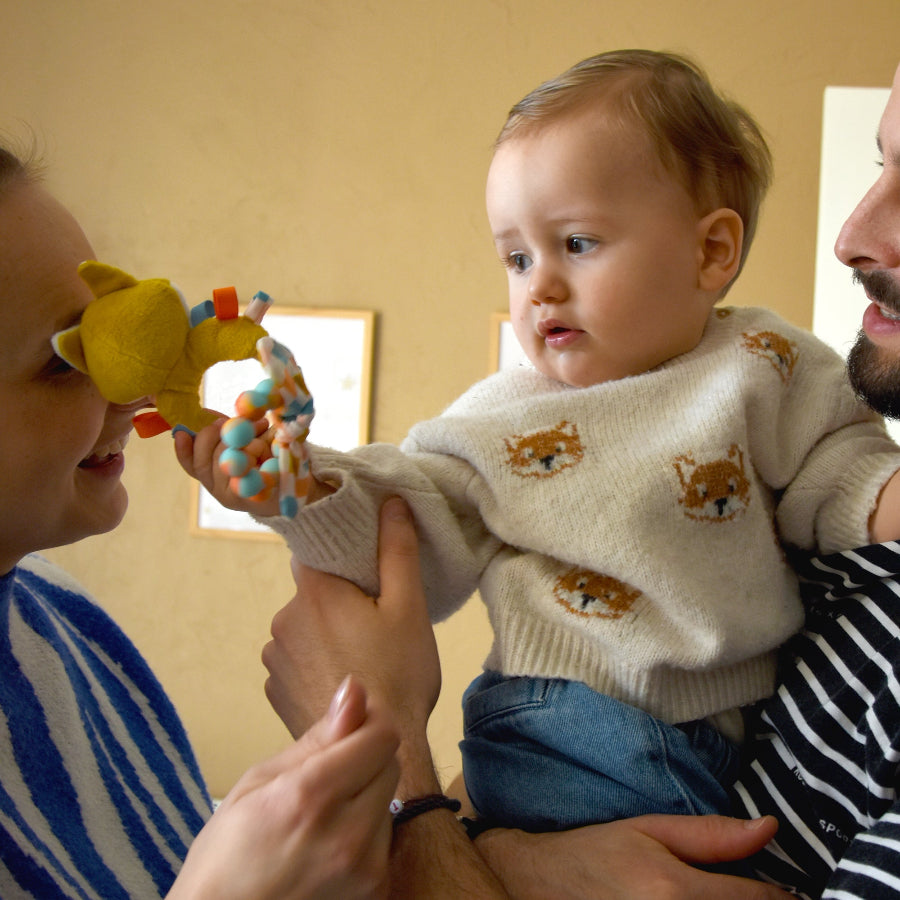 Fuchs Beißring mit Rassel Cyranos