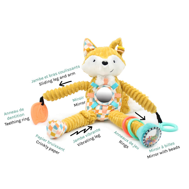 Fuchs Activity-Anhänger – Cyranos, 36 cm