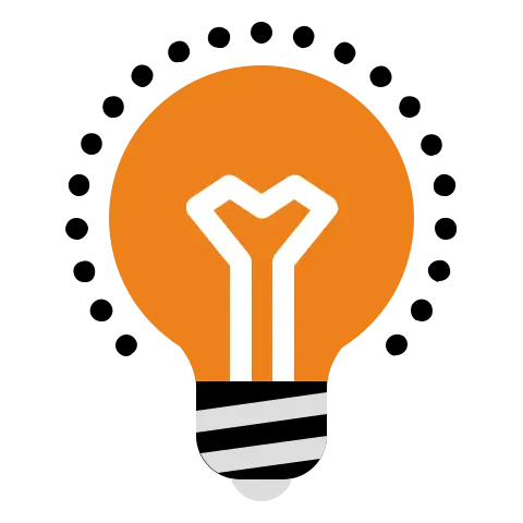 Glühbirne als Symbol für Innovation und kreative Produktentwicklung bei BabyLions