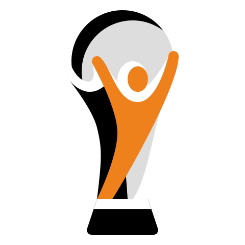 Stilisiertes Pokal-Symbol mit Siegerpose – steht für Erfahrung, Kompetenz & langjährige Expertise bei BabyLions