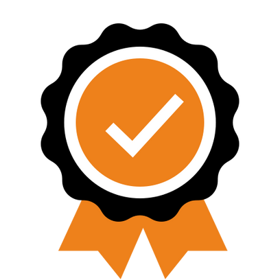 Qualitätssiegel mit Häkchen – steht für geprüfte, hochwertige Babyprodukte bei BabyLions
