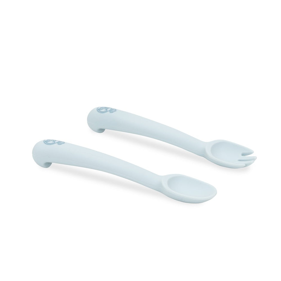 besteck Real Madrid – Silikon Set Blau (Langgriff)