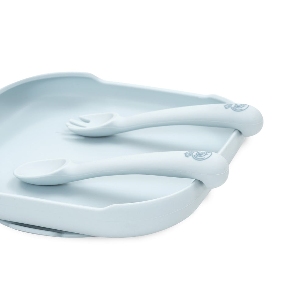 besteck Real Madrid – Silikon Set Blau (Langgriff)