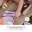 besteck Real Madrid – Silikon Set Rosa (Langgriff)
