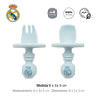 Lernbesteck Real Madrid – Silikon Set Blau