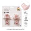 Lernbesteck Real Madrid – Silikon Set Rosa