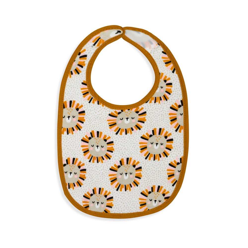 Baby Geschenkset Löwe – Mütze, Lätzchen, Schnuffeltuch & Söckchen (4-teilig)