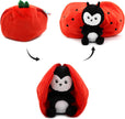 Flipetz Marienkäfer in Tomate – 2-in-1 Plüschfigur von Les Déglingos