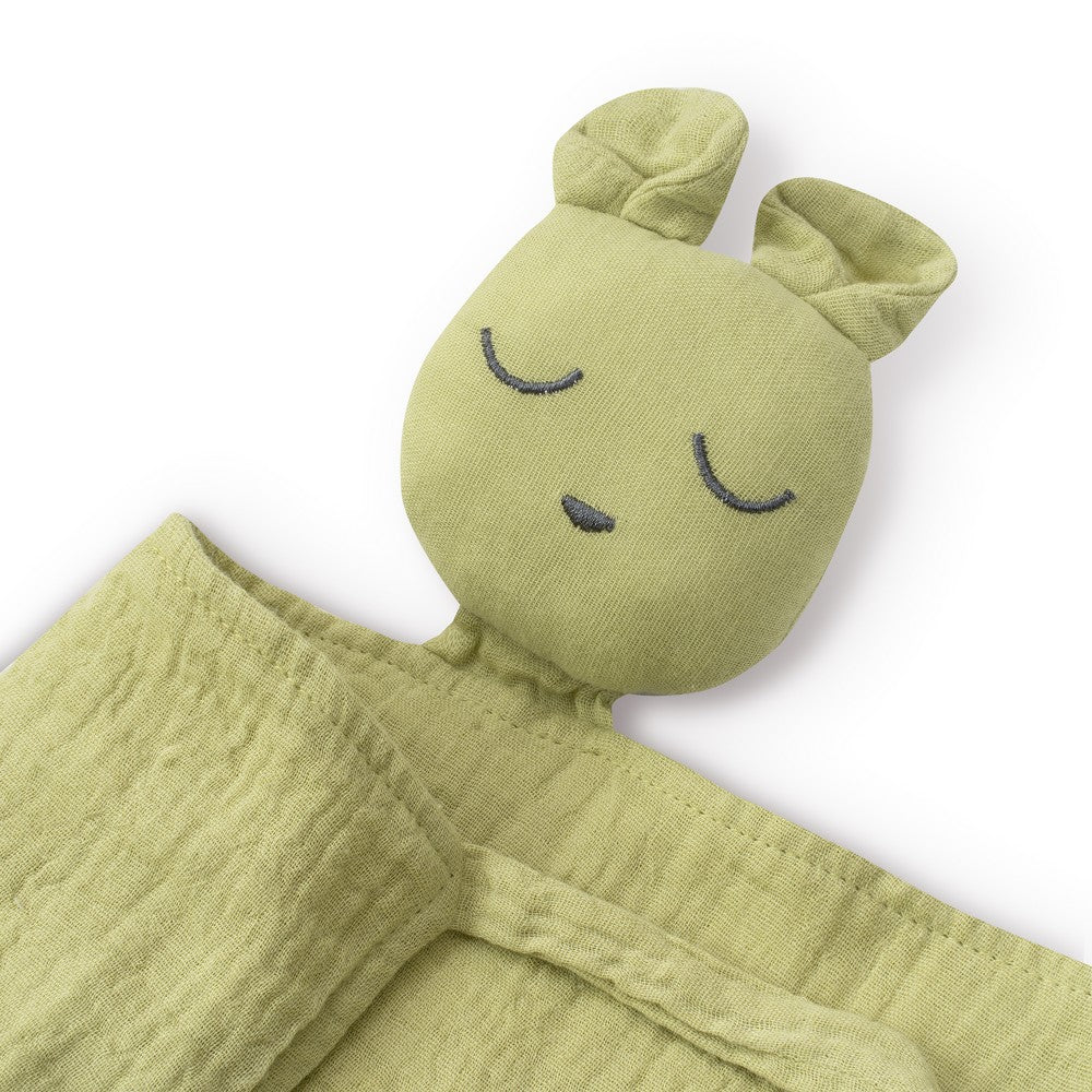 Baby Geschenkset 3 - teilig – Schmusetuch, Lätzchen & Beißring - Babylions