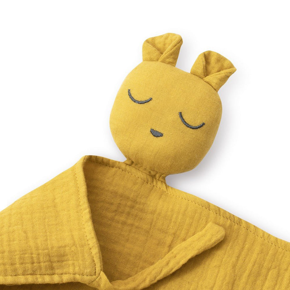 Baby Geschenkset 3 - teilig – Schmusetuch, Lätzchen & Beißring - Babylions