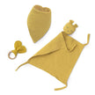 Baby Geschenkset 3 - teilig – Schmusetuch, Lätzchen & Beißring - Babylions