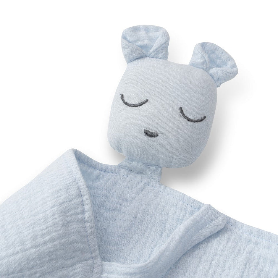 Baby Geschenkset 3 - teilig – Schmusetuch, Lätzchen & Beißring - Babylions