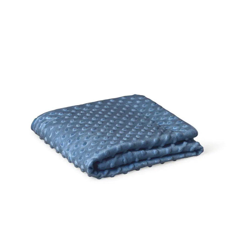 Blaue weiche Babydecke mit Noppenstruktur aus Baby Geschenkset mit Stern-Nachtlicht