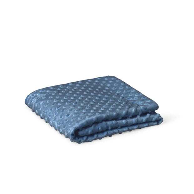 Blaue weiche Babydecke mit Noppenstruktur aus Baby Geschenkset mit Stern-Nachtlicht
