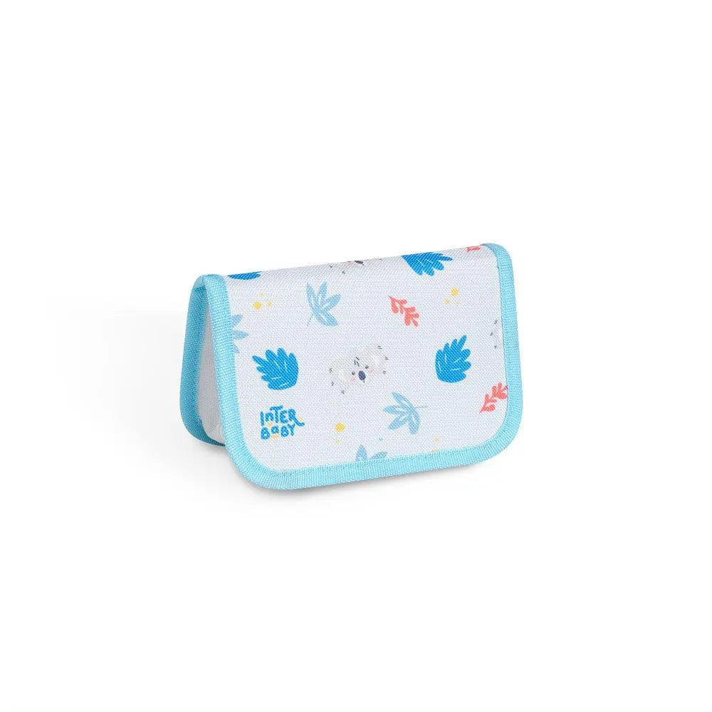 Aufbewahrungstasche des Babypflege Sets für Neugeborene in Blau