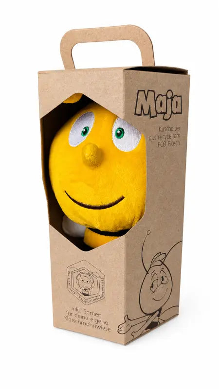 Biene Maja Willi Plüschtier 20 cm von Heunec in nachhaltiger Geschenkverpackung