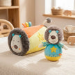 Fehn Löwe Activity-Spielzeug für Babys mit Motorikrolle und Stehauffigur
