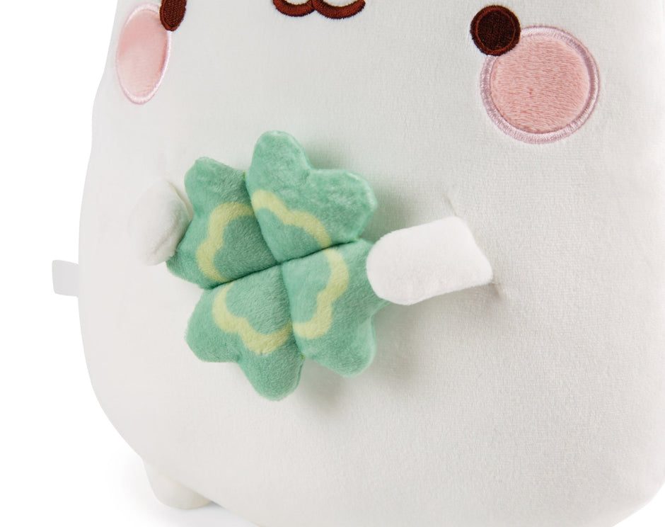 Figürliches Kissen MOLANG mit Kleeblatt - Babylions