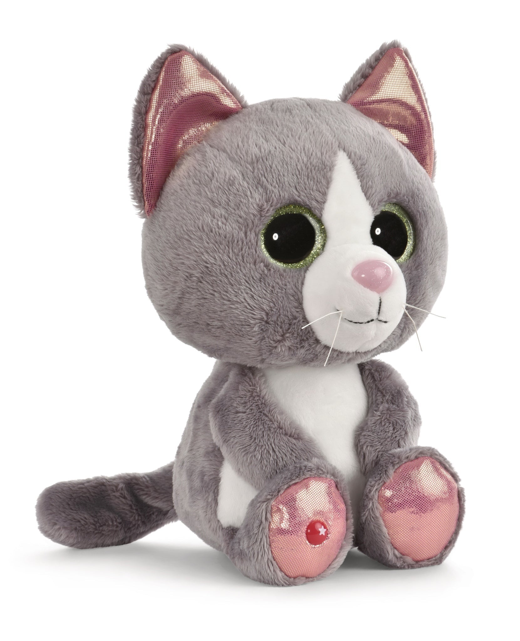 GLUBSCHIS Kuscheltier Katze Felinja NICI GREEN - Babylions