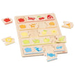Goki Mein erstes Farbenpuzzle aus Holz – Lernspiel zum Zuordnen von Farben und Motiven für Kinder