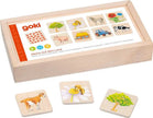 Goki Memo Auf dem Land aus Holz mit Bauernhofmotiven und Aufbewahrungsbox für Kinder