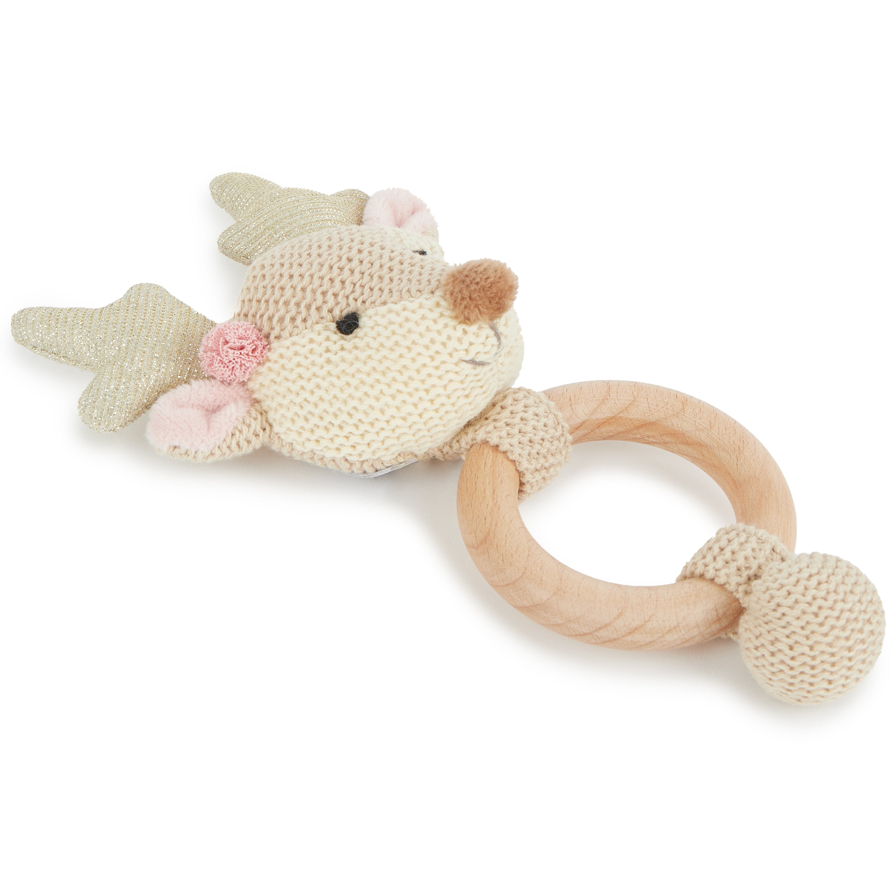 Greifspielzeug mit Rassel – Reh Lia oder Affe - Babylions