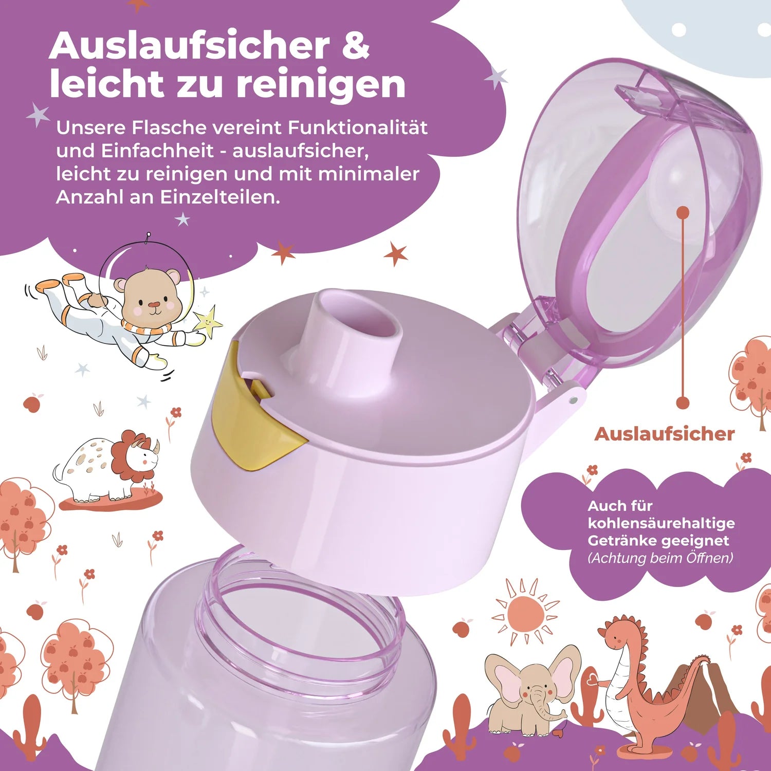Kinder Lunchbox Bundle Einhorn – Brotdose & Trinkflasche Set