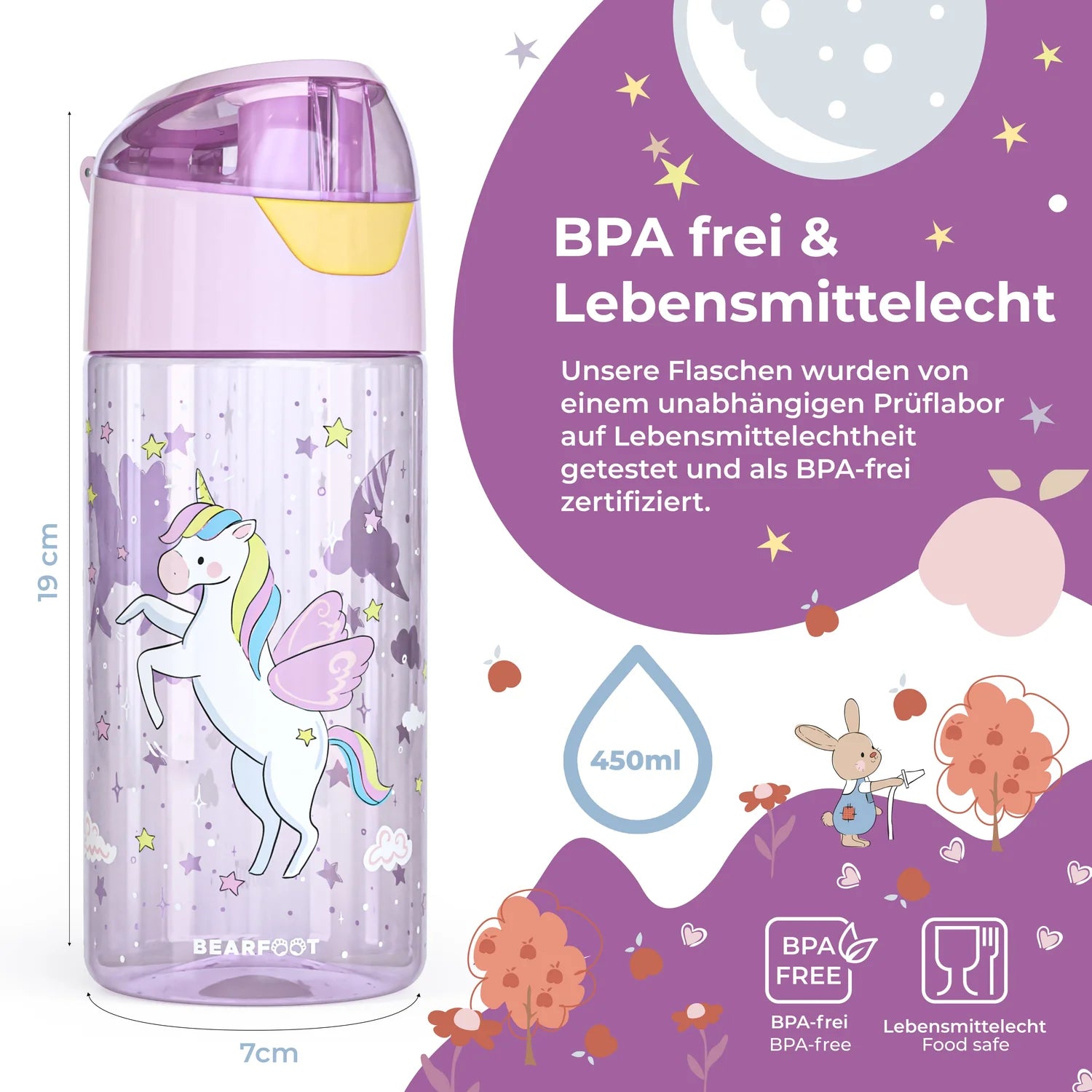 Kinder Lunchbox Bundle Einhorn – Brotdose & Trinkflasche Set