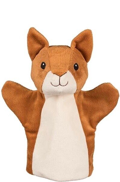 Handpuppe Eichhörnchen für Kinder – flauschige Tierpuppe für kreatives Spiel – BabyLions®