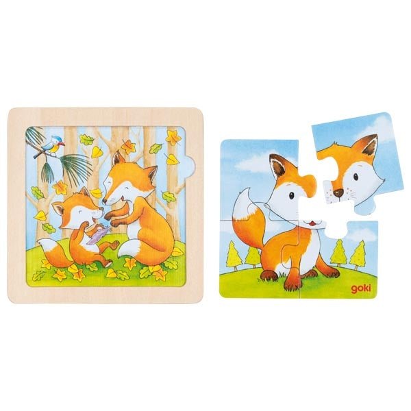 Hintergrundbildpuzzle Tierkinder - Babylions