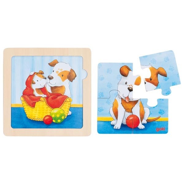 Hintergrundbildpuzzle Tierkinder - Babylions