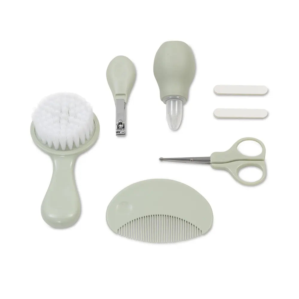 Baby Pflegezubehör von Interbaby mit Bürste, Kamm, Nasensauger, Nagelschere und Nagelknipser