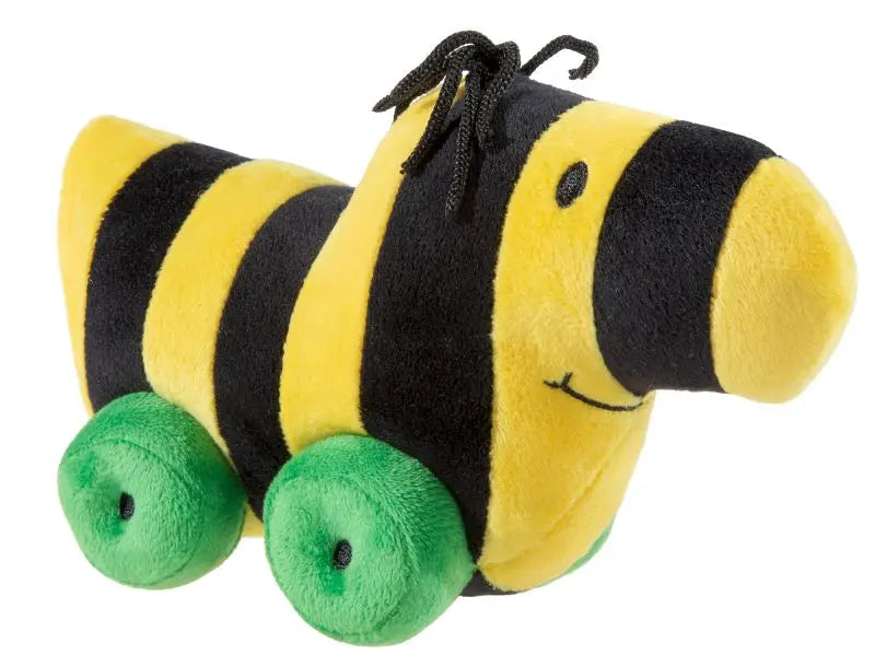 Janosch Tigerente Plüschtier 20 cm mit grünen Rädern von Heunec