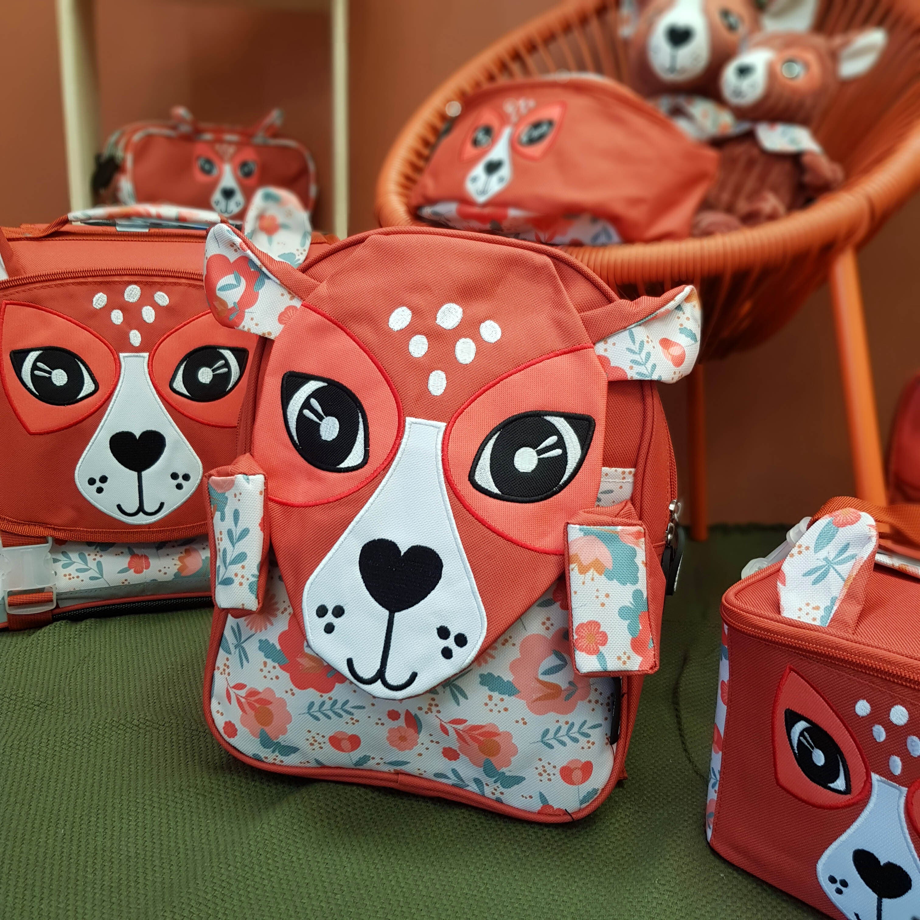 Kinder - Rucksack – Tiger & Reh - Babylions