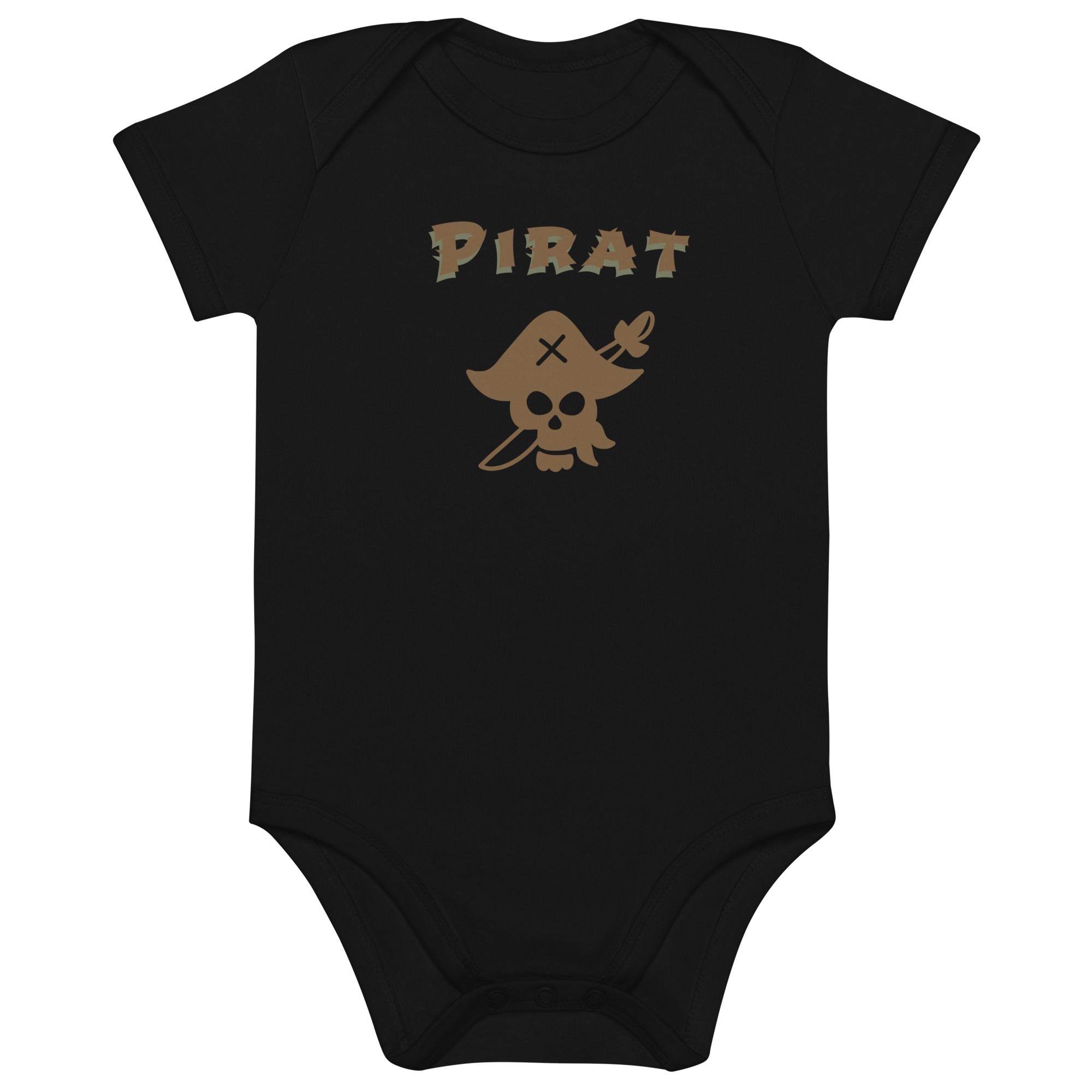 Kleiner Freibeuter – Bio - Babybody mit Piratendesign - Babylions