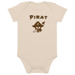 Kleiner Freibeuter – Bio - Babybody mit Piratendesign - Babylions
