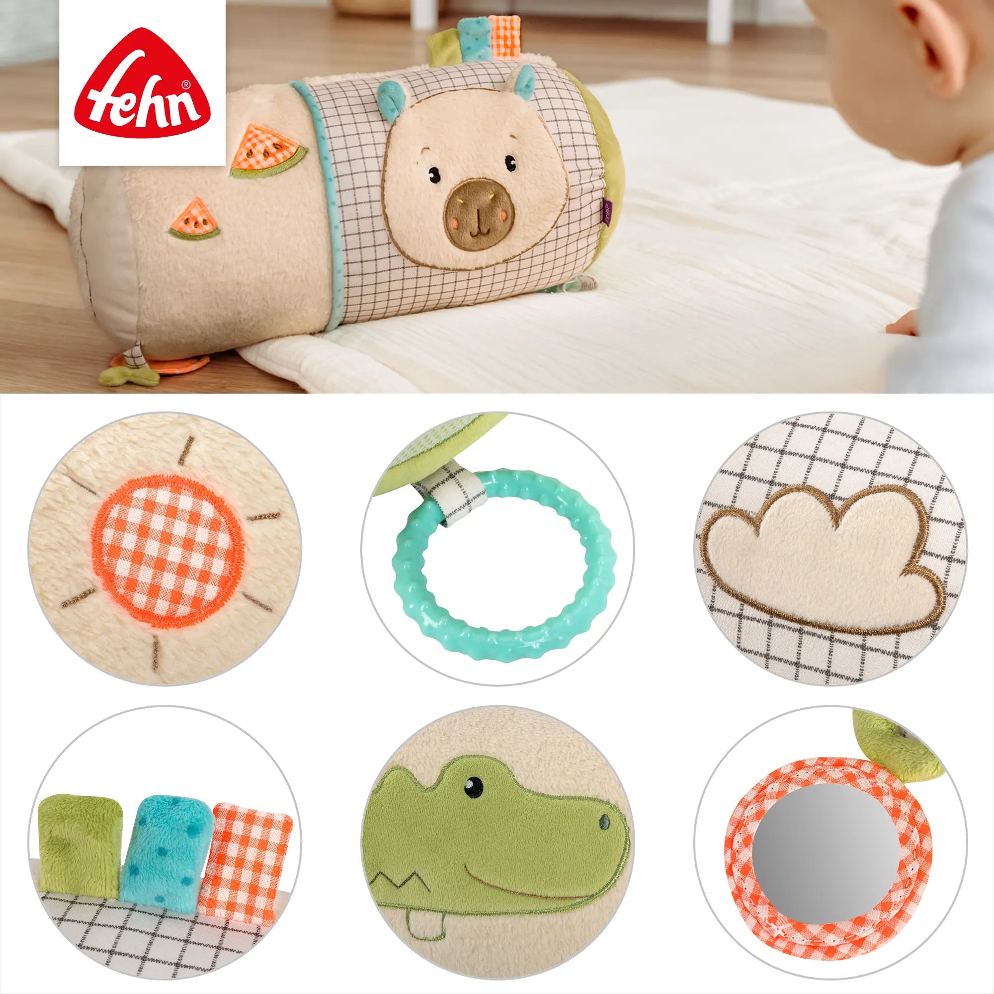 Krabbelrolle Baby Motorikspielzeug Anwendung Details Funktionen