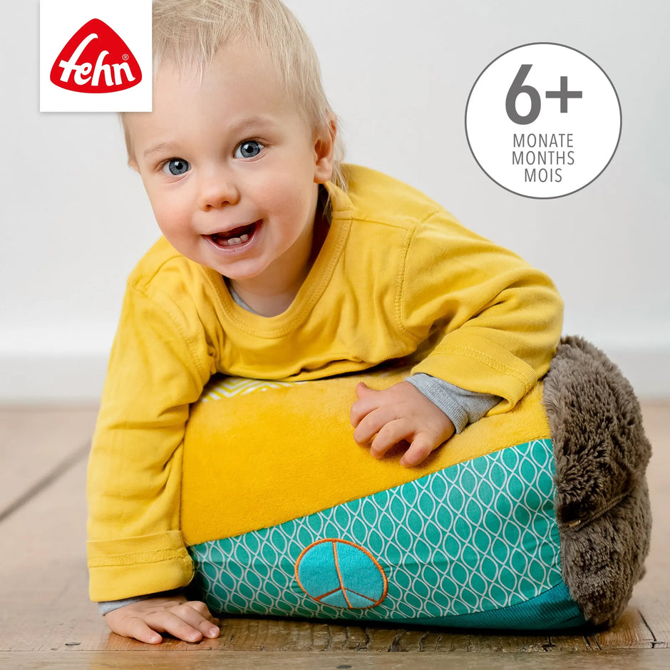Baby Krabbelrolle Löwe – Motorikspielzeug für Babys ab 6 Monate, fördert Bewegung und Krabbeln