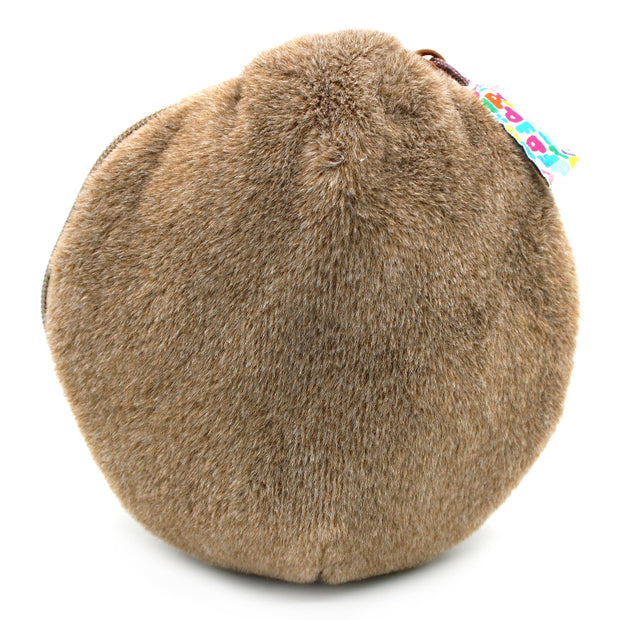 Les Deglingos Kuscheltier Affe Rückseite – weiches Baby Stofftier Affe im Kokosnuss Design mit flauschigem Plüsch