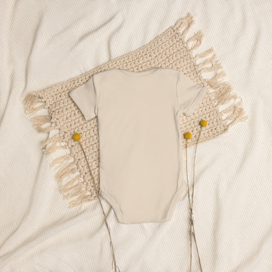 Mini - Saurus – Schwarzer Bio - Babybody für Dino - Fans - Babylions