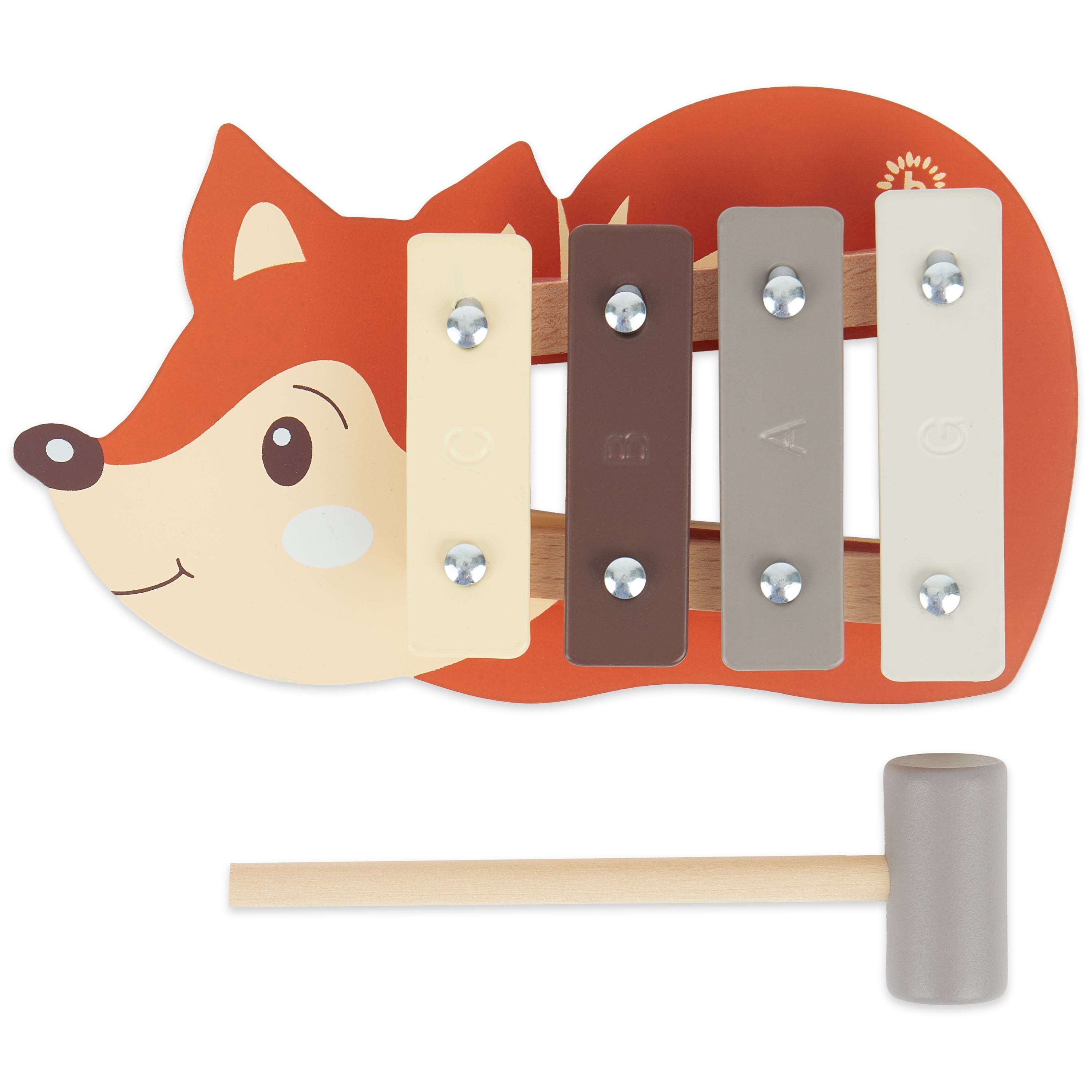 Mini Xylophon aus Holz – Fuchs & Reh - Babylions