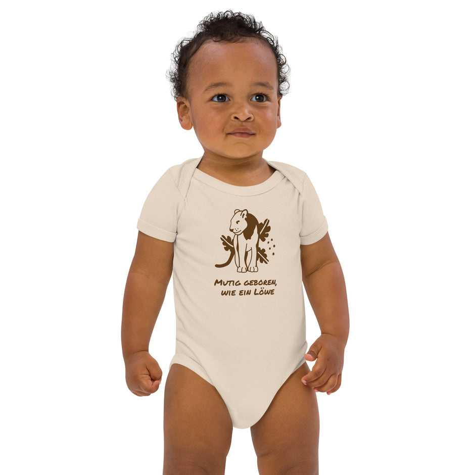 Mutig gebrüllt – Bio - Babybody mit Löwenkraft - Babylions