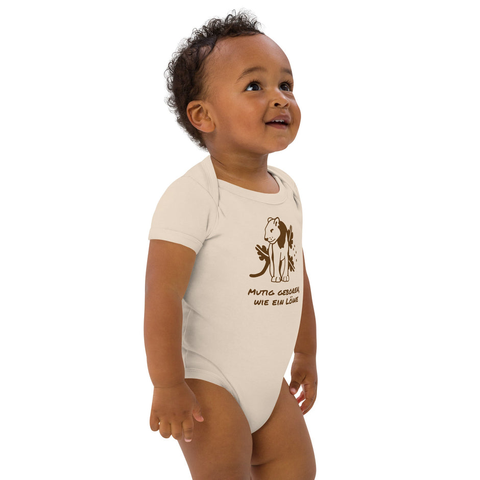 Mutig gebrüllt – Bio - Babybody mit Löwenkraft - Babylions