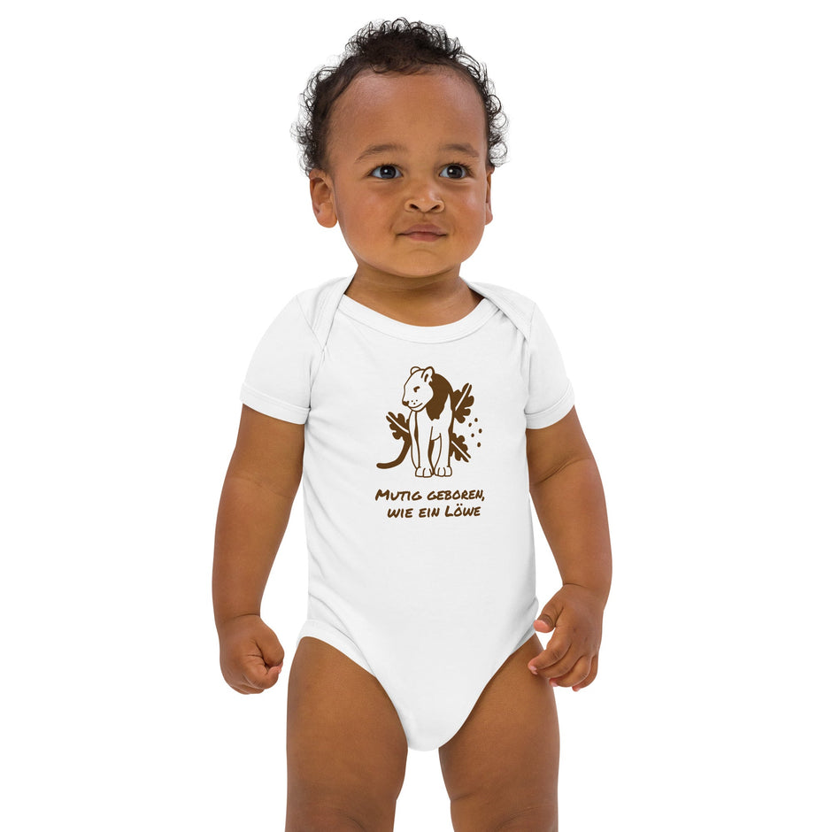 Mutig gebrüllt – Bio - Babybody mit Löwenkraft - Babylions