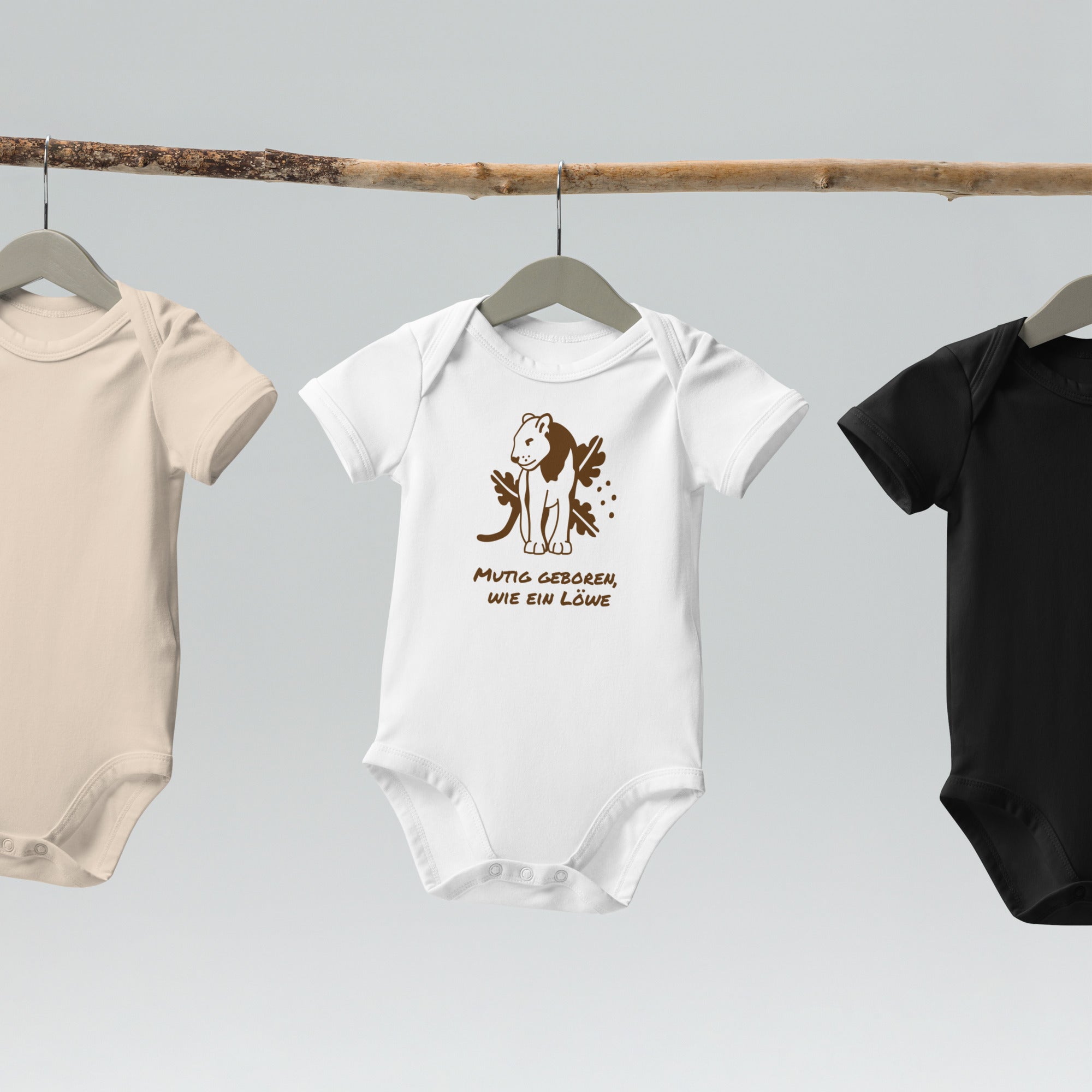 Mutig gebrüllt – Bio - Babybody mit Löwenkraft - Babylions