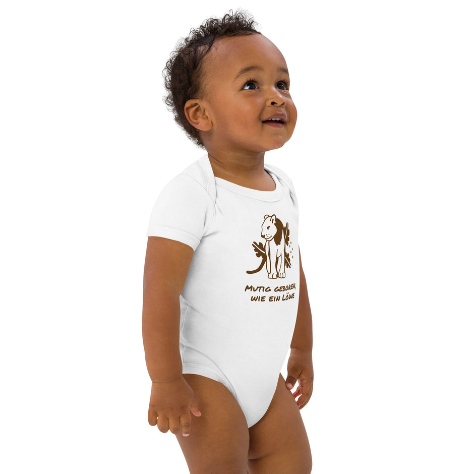 Mutig gebrüllt – Bio - Babybody mit Löwenkraft - Babylions