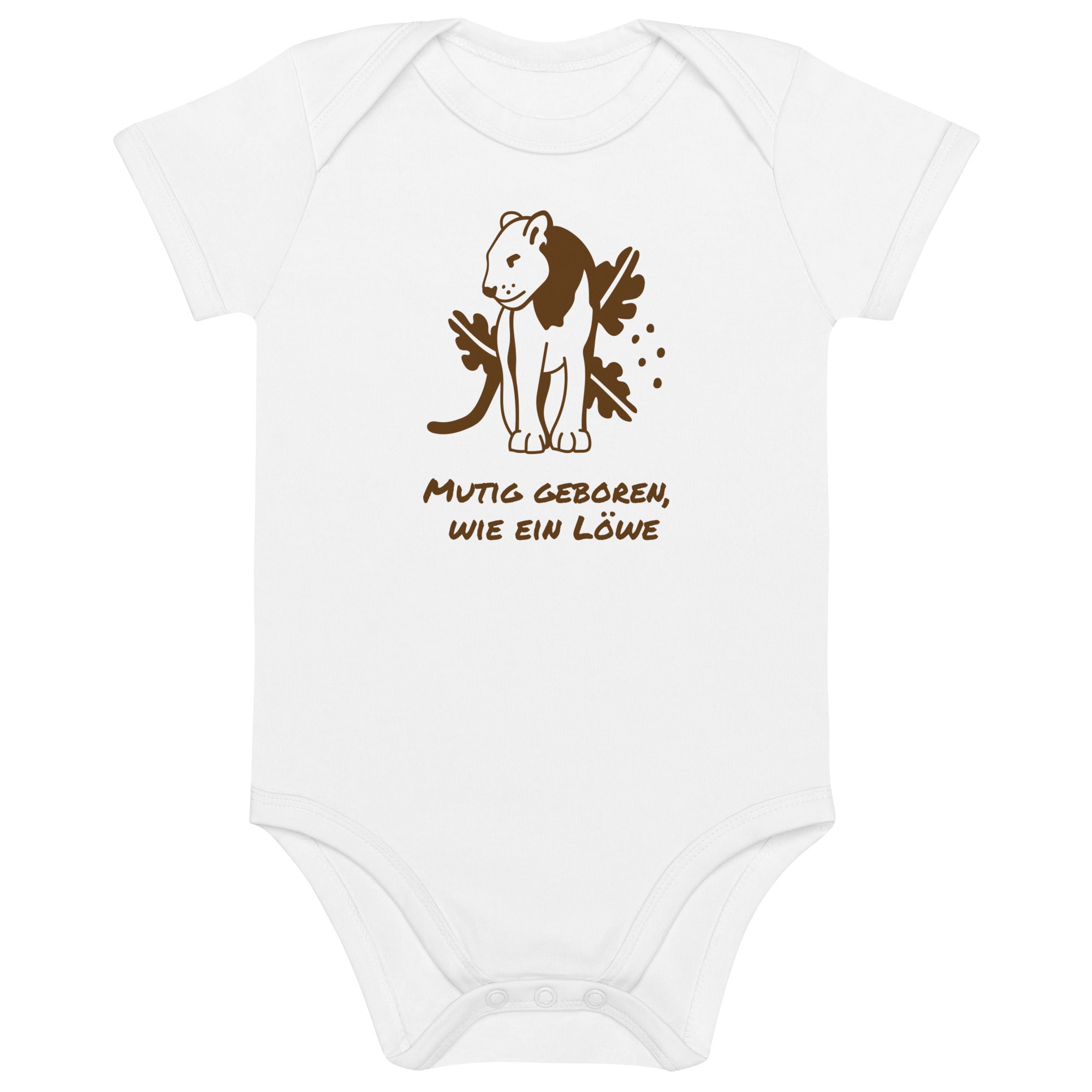 Mutig gebrüllt – Bio - Babybody mit Löwenkraft - Babylions