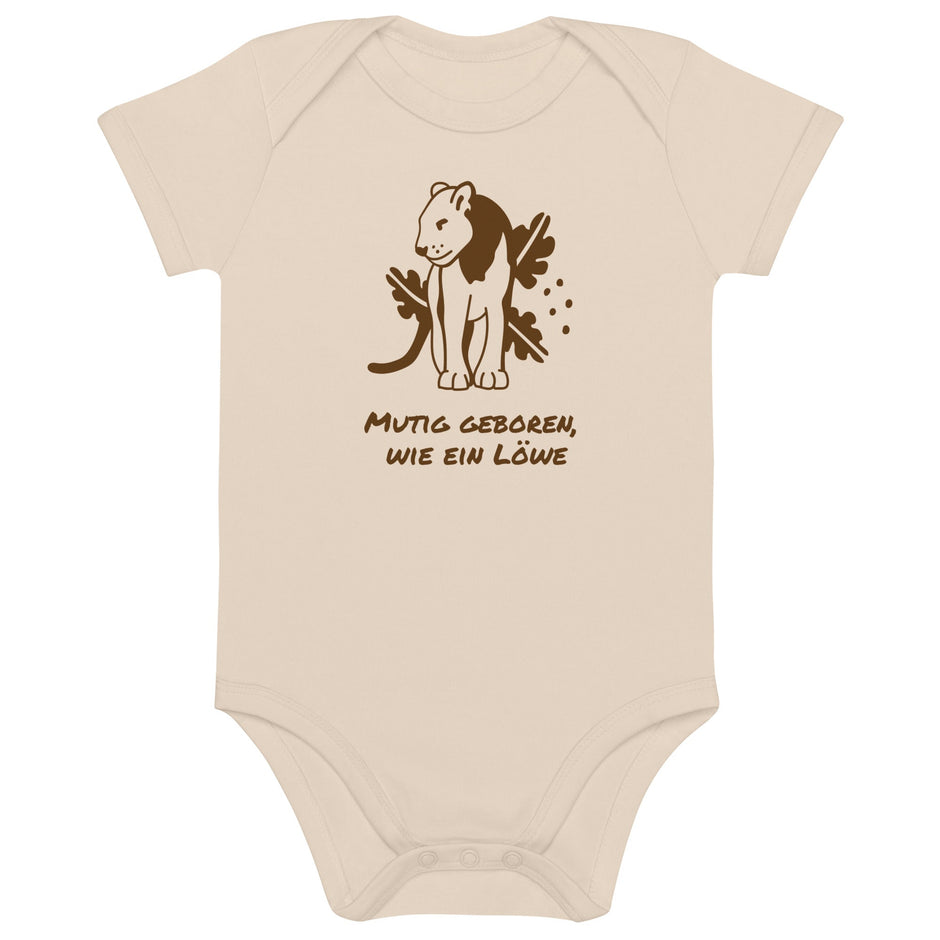 Mutig gebrüllt – Bio - Babybody mit Löwenkraft - Babylions
