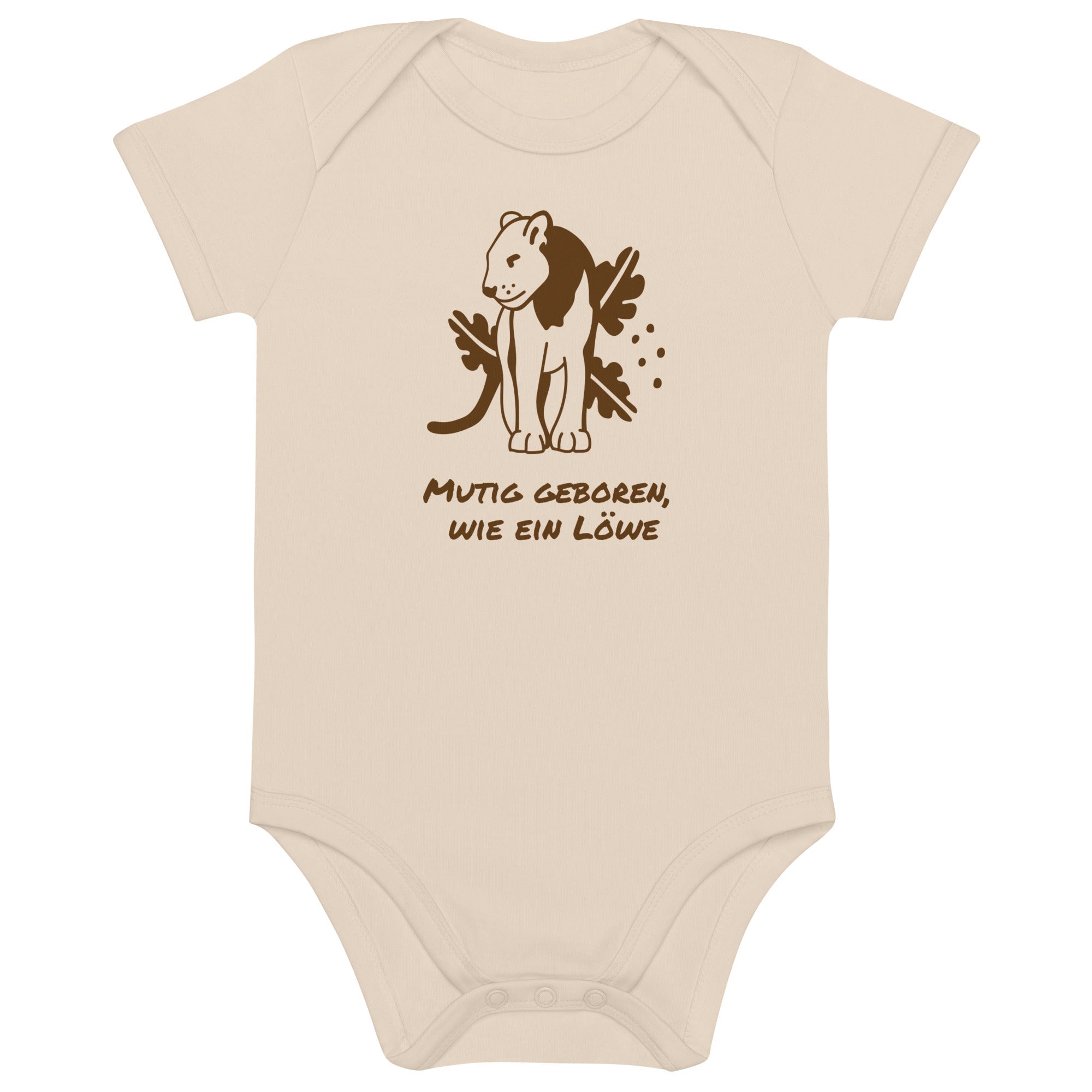 Mutig gebrüllt – Bio - Babybody mit Löwenkraft - Babylions